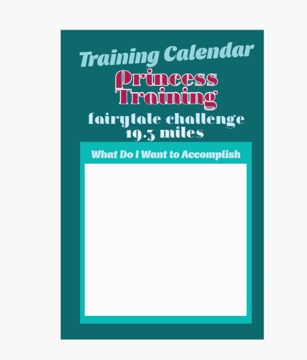2026 Princess Race Training Booklet - Image 3