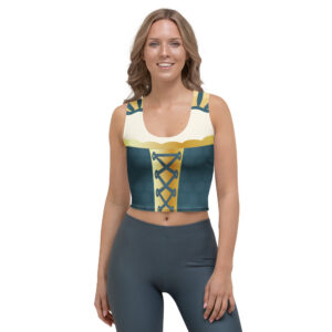 Be Brave Formal Princess Running Costume Crop Top